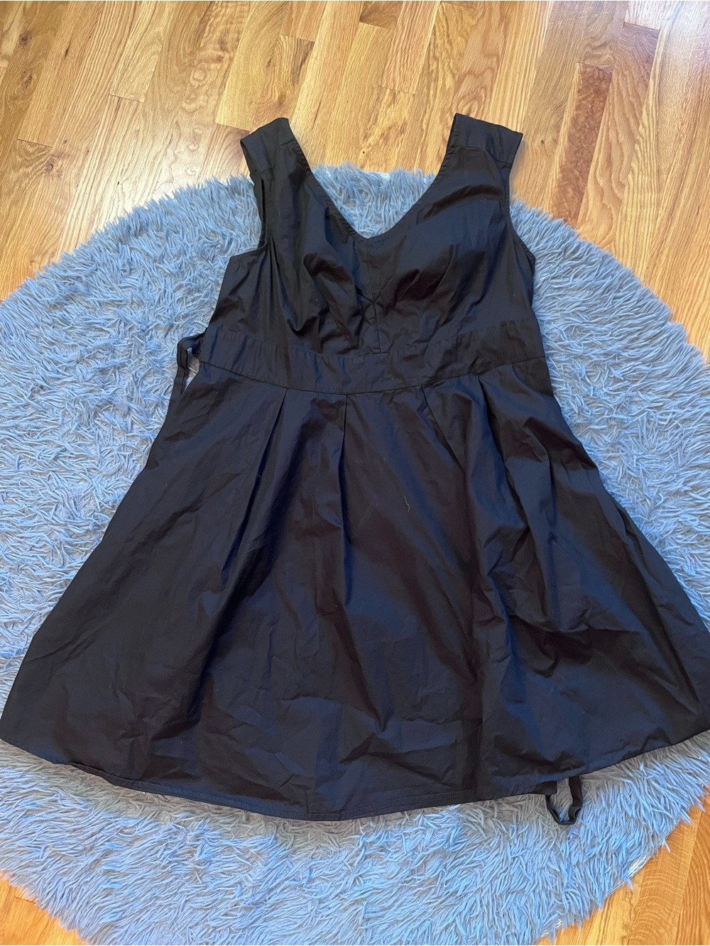eShakti Black Sleeveless Fit & Flare Retro Dress Size 2X